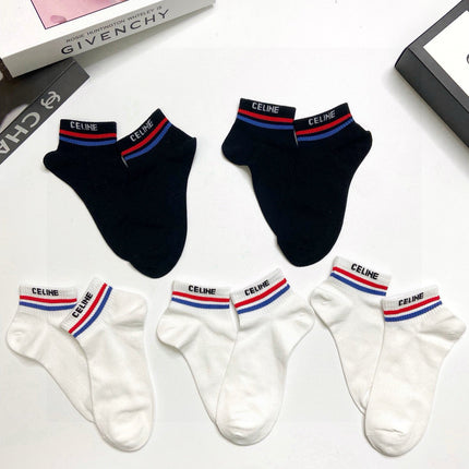 CELINE 26S ANKLE SOCKS 527774 (1 BOX)