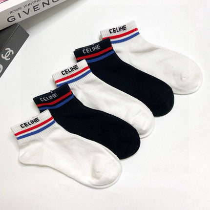 CELINE 26S ANKLE SOCKS 527774 (1 BOX)
