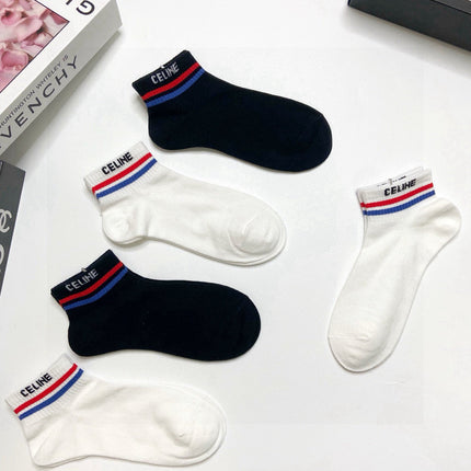CELINE 26S ANKLE SOCKS 527774 (1 BOX)