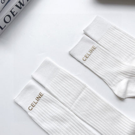 CELINE 26S CREW SOCKS 121818 (1 BOX)