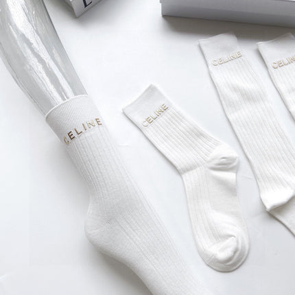 CELINE 26S CREW SOCKS 121818 (1 BOX)