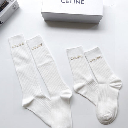 CELINE 26S CREW SOCKS 121818 (1 BOX)