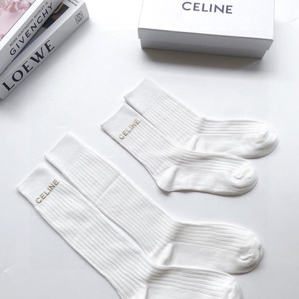 CELINE 26S CREW SOCKS 121818 (1 BOX)