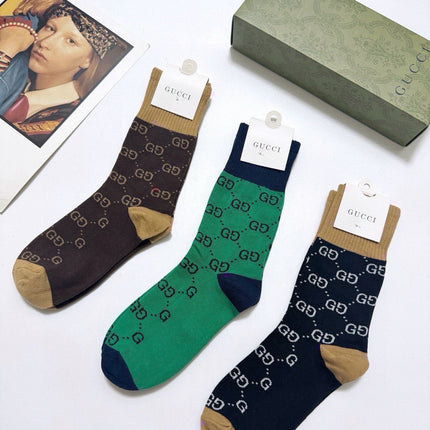 GUCCI 26S CREW SOCKS 405365 (1 BOX)