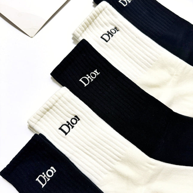 DIOR 26S CREW SOCKS 405366 (1 BOX)