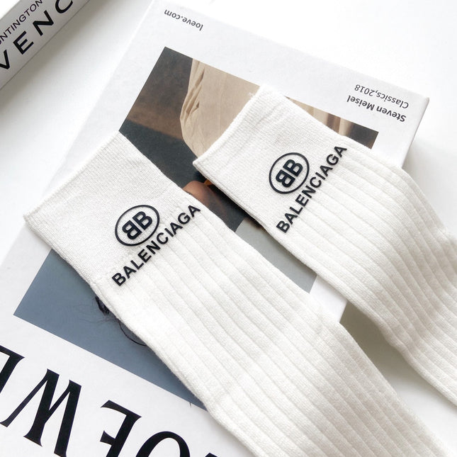 BALENCIAGA 26S CREW SOCKS 405382 (1 BOX)