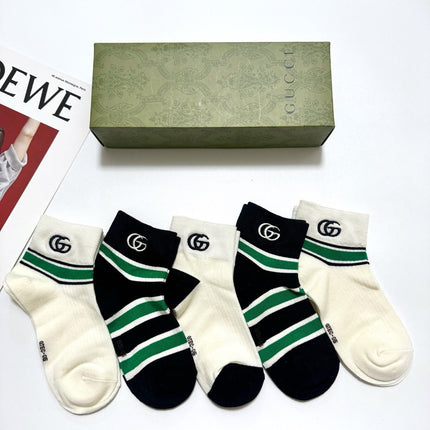 GUCCI 26S ANKLE SOCKS 407175 (1 BOX)