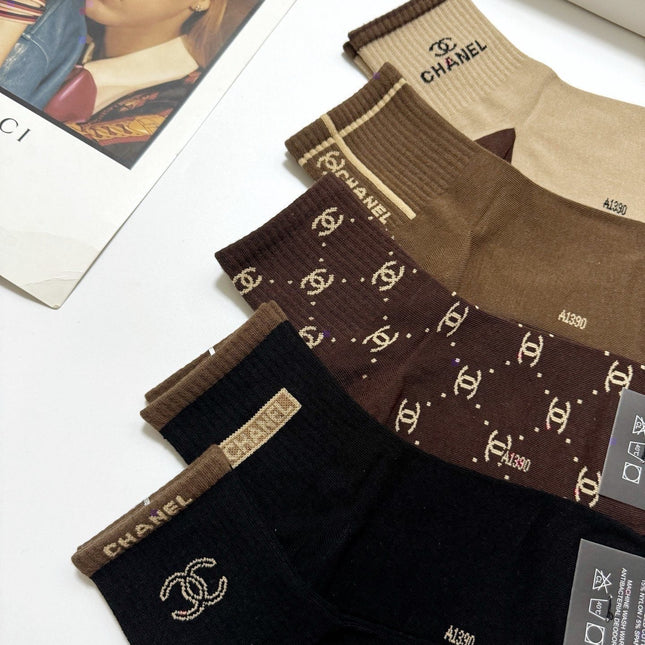CHANEL 26S ANKLE SOCKS 408729 (1 BOX)