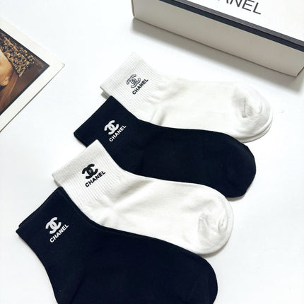 CHANEL 26S ANKLE SOCKS 408731 (1 BOX)