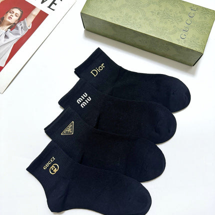 GUCCI 26S ANKLE SOCKS 408739 (1 BOX)