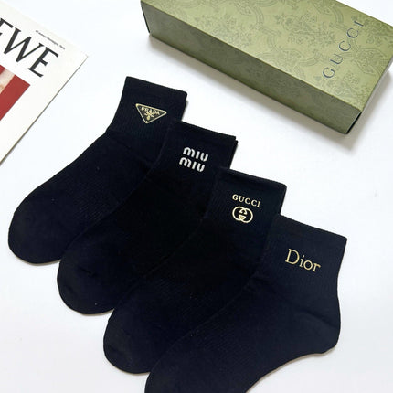 GUCCI 26S ANKLE SOCKS 408739 (1 BOX)