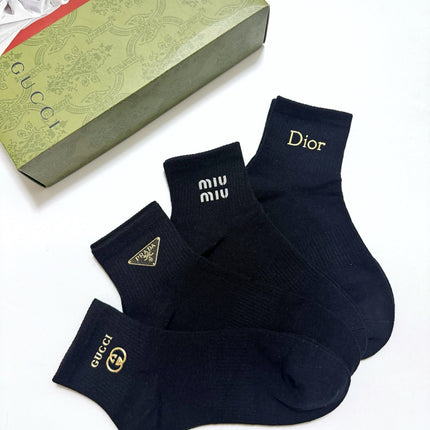 PRADA 26S ANKLE SOCKS 408739 (1 BOX)
