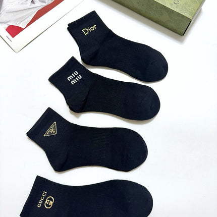 GUCCI 26S ANKLE SOCKS 408739 (1 BOX)