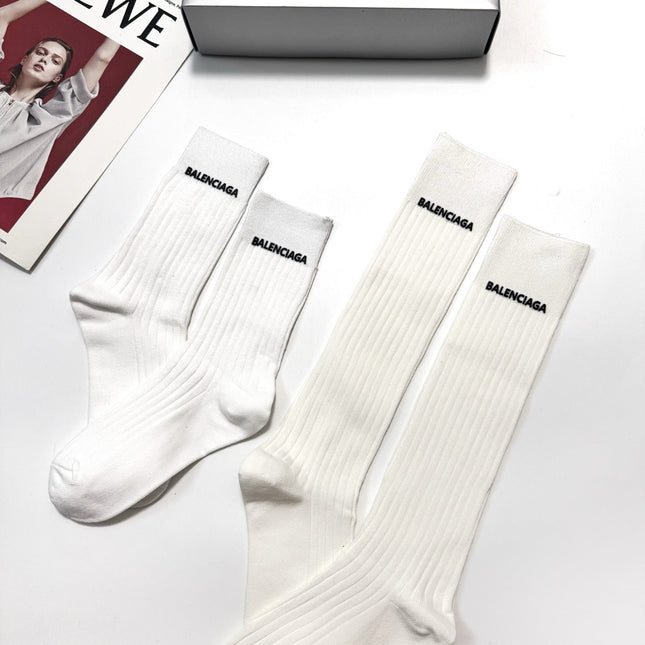 BALENCIAGA 26S CREW SOCKS 410301 (1 BOX)