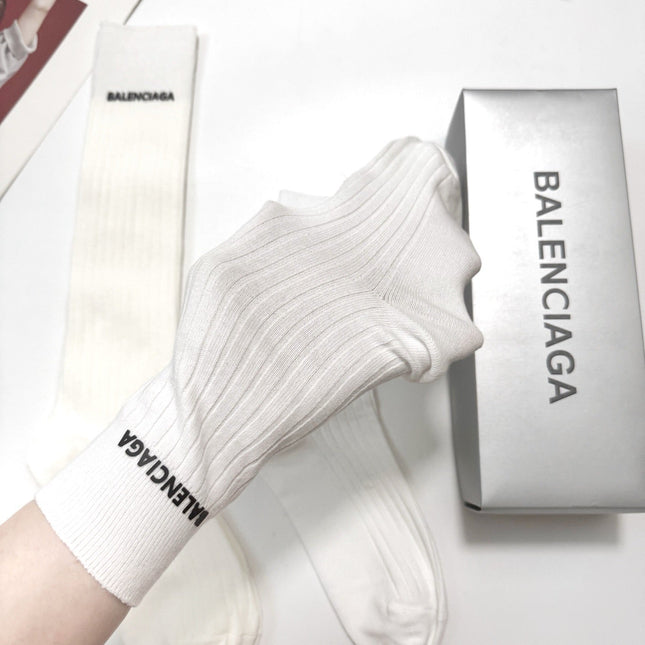 BALENCIAGA 26S CREW SOCKS 410301 (1 BOX)