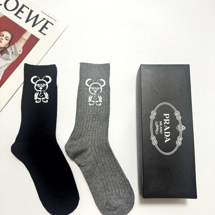 PRADA 26S CREW SOCKS 415681 (1 BOX)