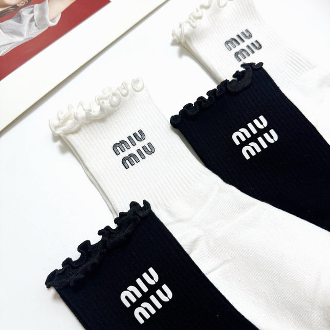 MIUMIU 26S ANKLE SOCKS 417710 (1 BOX)