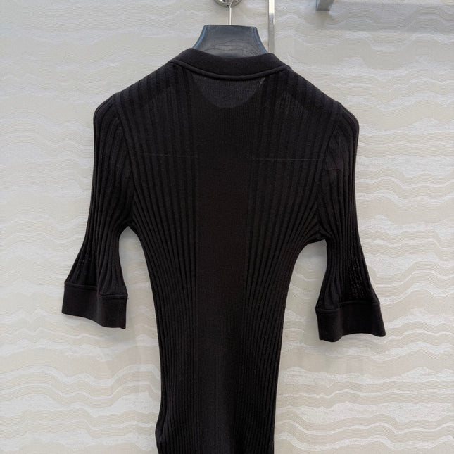 MIUMIU SHORT-SLEEVE SWEATER STYLE 838