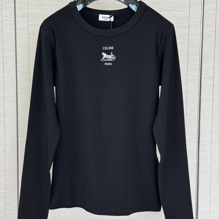 CELINE 26S LONG-SLEEVE CREWNECK T-SHIRT 561