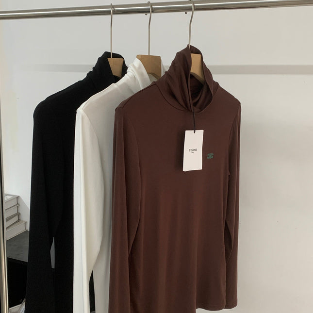 CELINE 25S EMBROIDERED LONG-SLEEVE T-SHIRT 0038