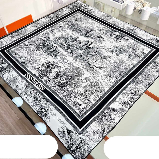 DIOR 26S SCARF 90CM IN SILK 198369