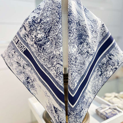 DIOR 26S SCARF 90CM IN SILK 198370