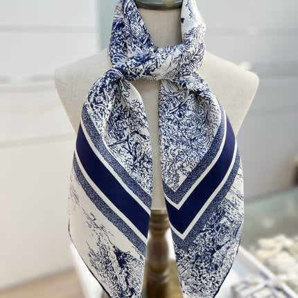 DIOR 26S SCARF 90CM IN SILK 198370