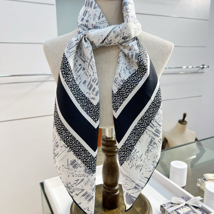 DIOR 26S SCARF 90CM IN SILK 198371