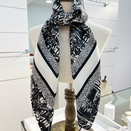 DIOR 26S SCARF 90CM IN SILK 198372