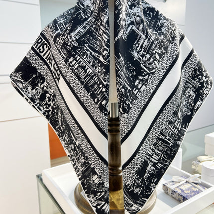 DIOR 26S SCARF 90CM IN SILK 198372