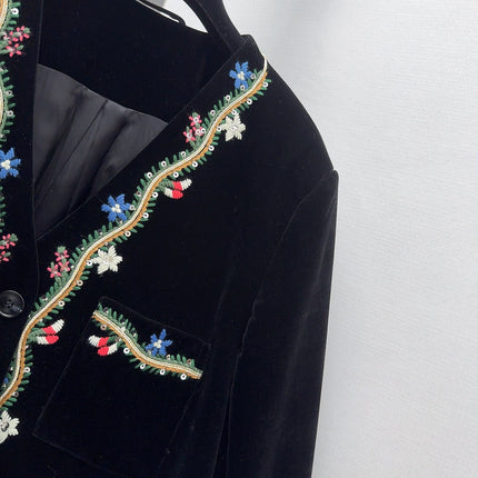 VALENTINO 26S VELVET JACKET STYLE 81