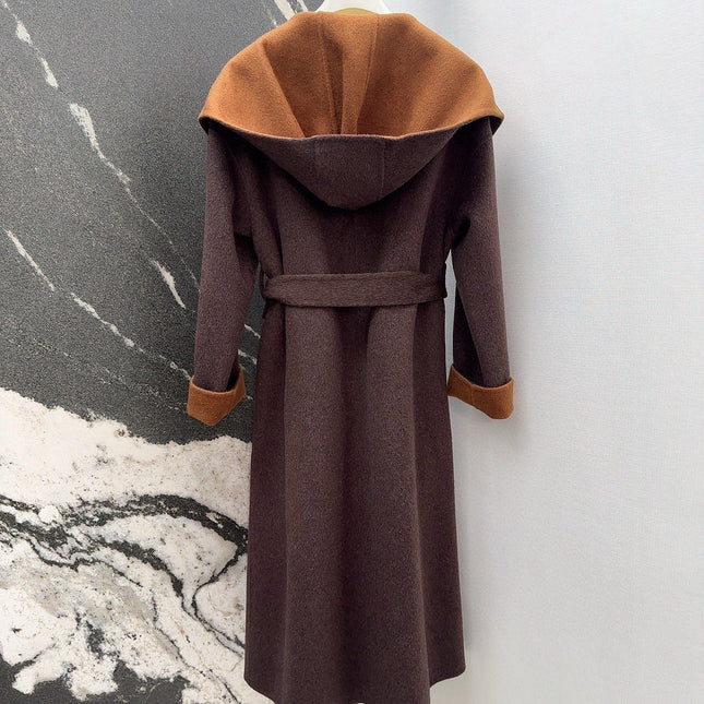 MAX MARA 25S HOODED LONG COAT 157
