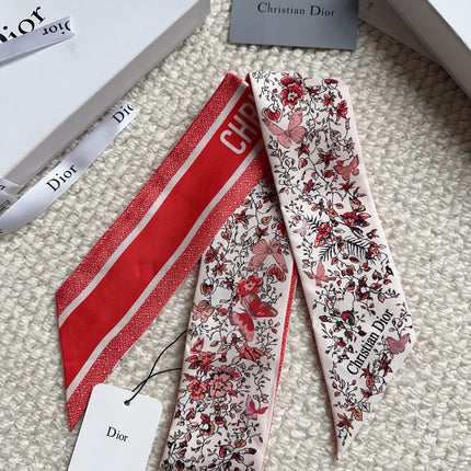 DIOR 26S SCARF 100CM IN SILK 295416