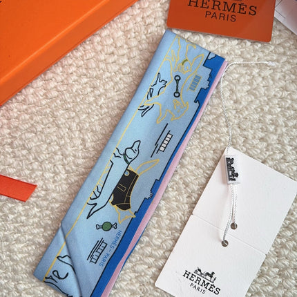 HERMES 26S SCARF 86 IN SILK 309596