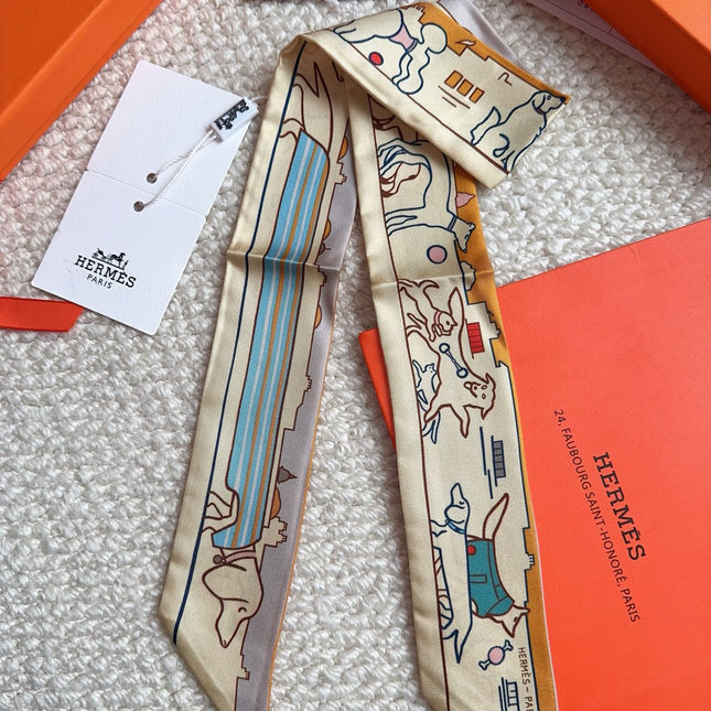 HERMES 26S SCARF 86 IN SILK 309598