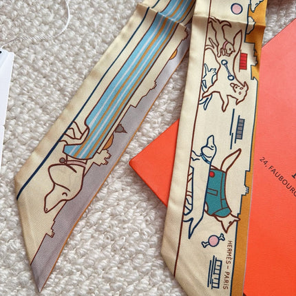 HERMES 26S SCARF 86 IN SILK 309598