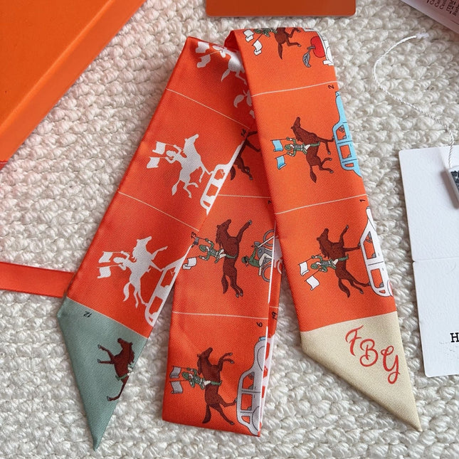 HERMES 26S SCARF 86 IN SILK 309602