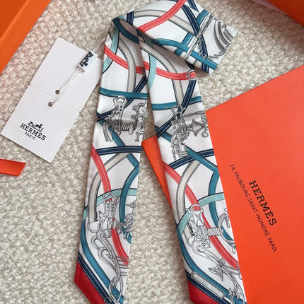 HERMES 26S SCARF 86 IN SILK 309611