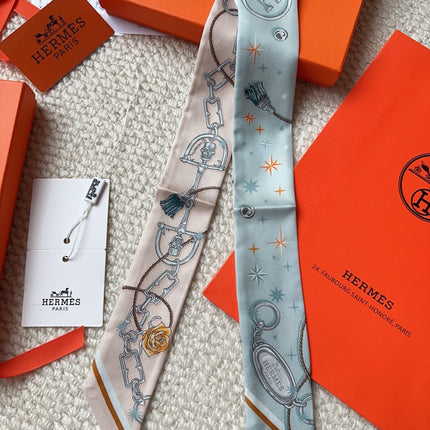 HERMES 26S SCARF 86 IN SILK 309617