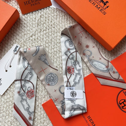 HERMES 26S SCARF 86 IN SILK 309618