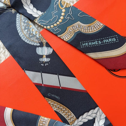 HERMES 26S SCARF 86 IN SILK 309619