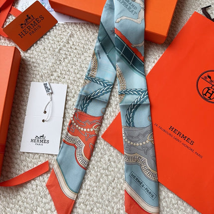 HERMES 26S SCARF 86 IN SILK 309620