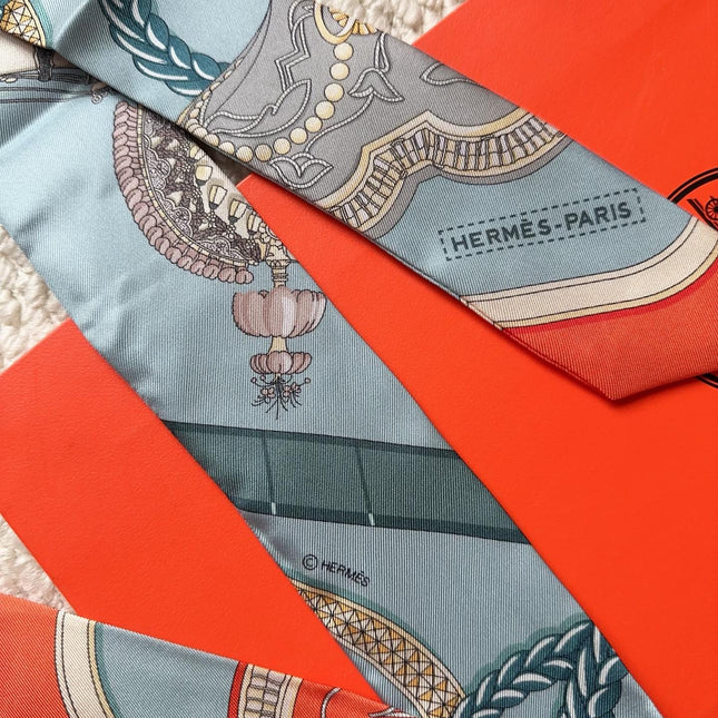 HERMES 26S SCARF 86 IN SILK 309620