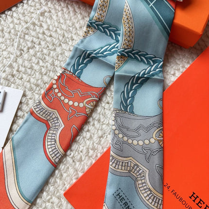 HERMES 26S SCARF 86 IN SILK 309620