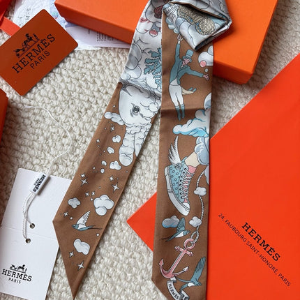 HERMES 26S SCARF 86 IN SILK 309631