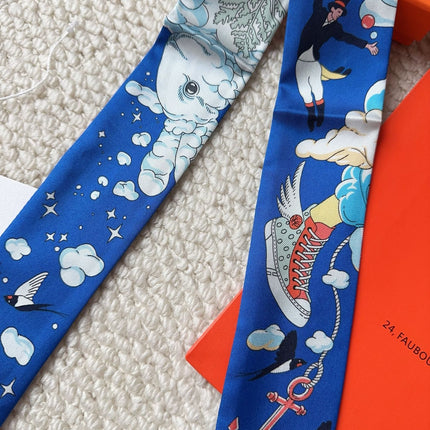 HERMES 26S SCARF 86 IN SILK 309632