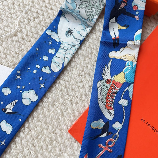 HERMES 26S SCARF 86 IN SILK 309632
