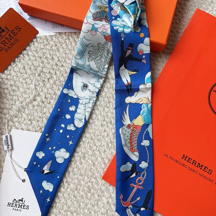 HERMES 26S SCARF 86 IN SILK 309632