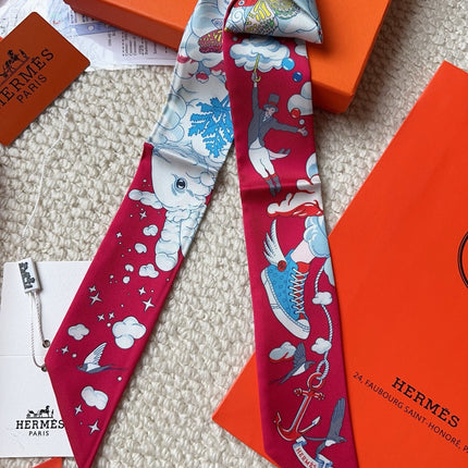 HERMES 26S SCARF 86 IN SILK 309634