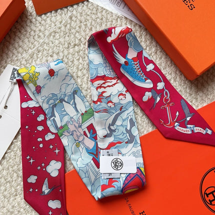 HERMES 26S SCARF 86 IN SILK 309634